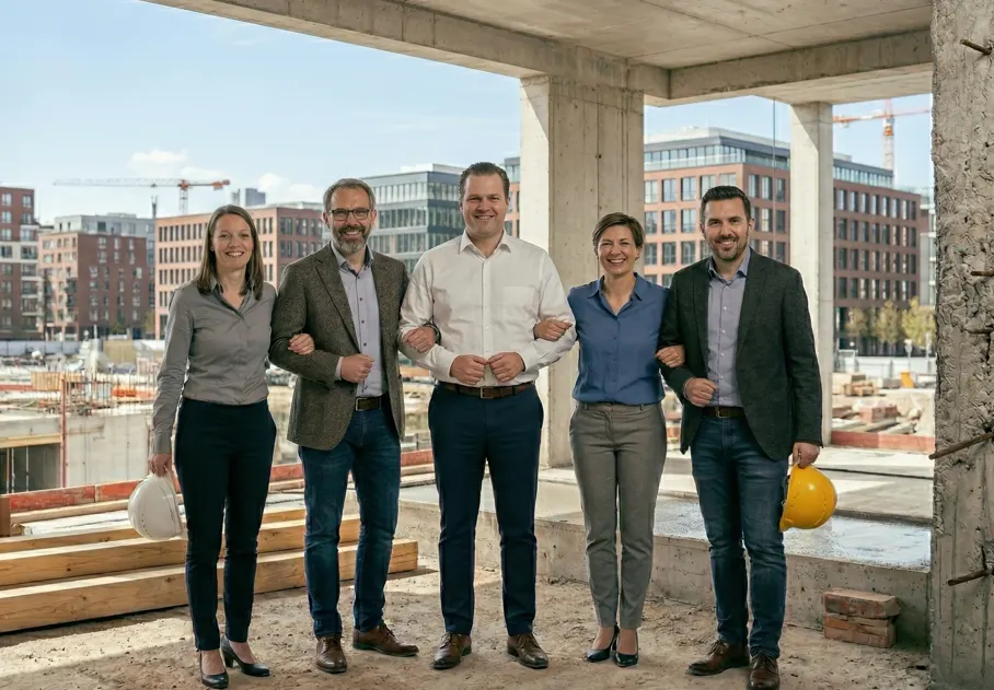 BauUno-Team, Branchen-Insider zwischen Planung und Ausführung